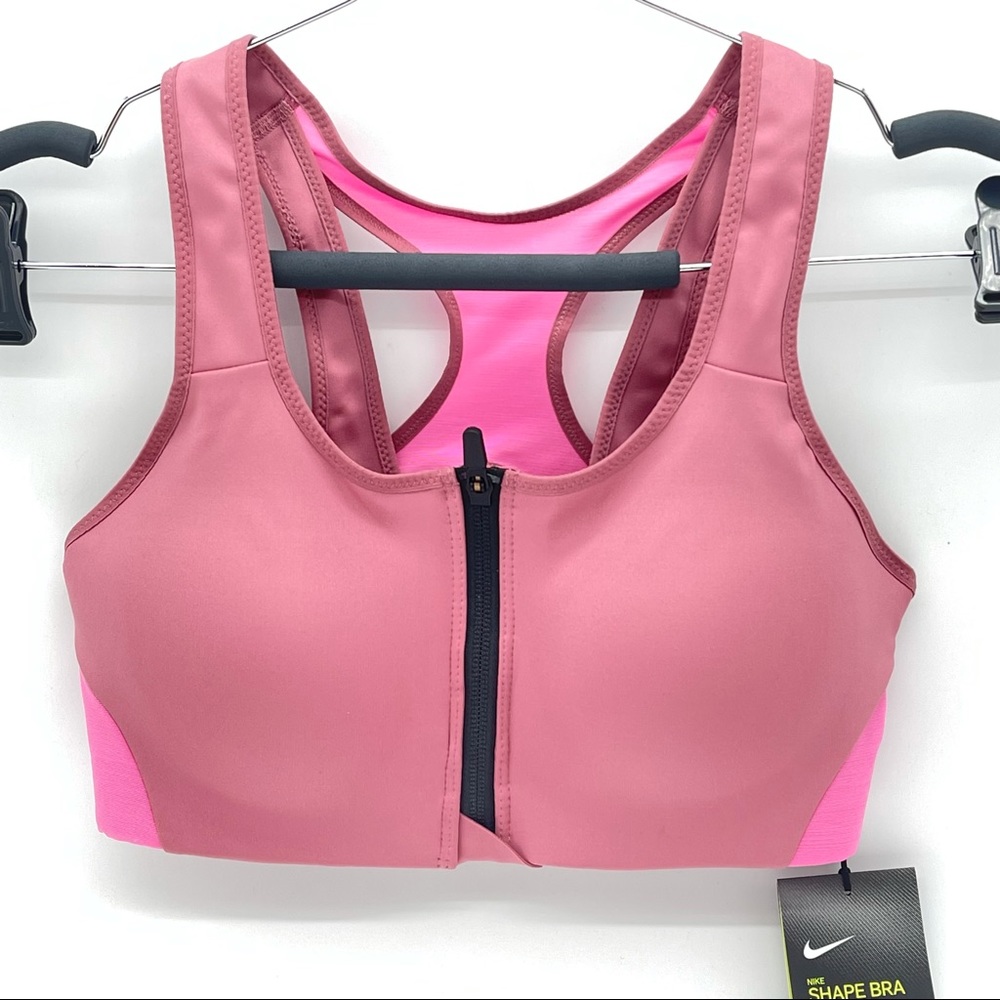Nike Shape Sports Bra Front Zip High Support
